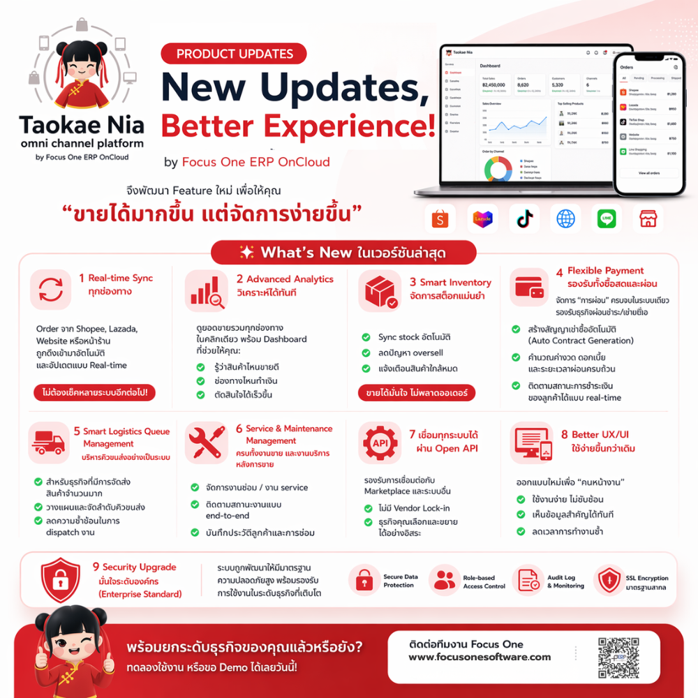 New Product Updates: Taokae Nia Omni Channel Platform